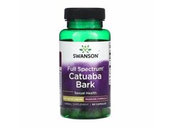 Catuaba Bark Scoarta 465 mg 60 Capsule Swanson